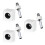 6Pièces Microphone Logo ABS Usage Professionnel 7