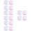 16Pièces Tampon À Ongles Silicone Pour Art Simple 6