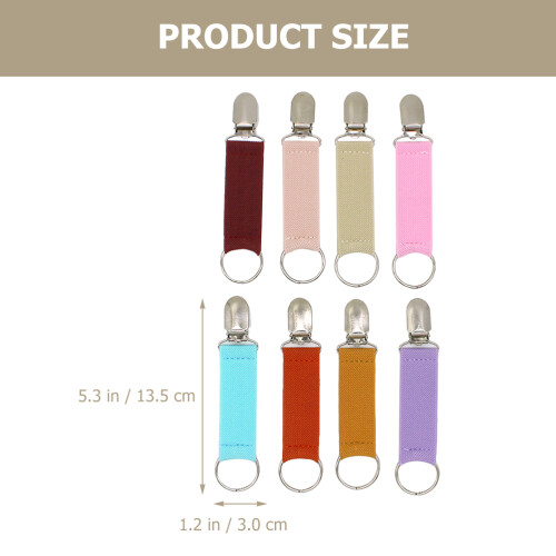 8St Elastische Hoedclips Metalen Clips En 1