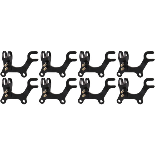 8Pièces Support Adaptateur Acier Carbone Noir Résistant 2