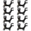 8Pièces Support Adaptateur Acier Carbone Noir Résistant 4