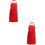 2Pièces Tablier Cuisine Coiffure Rouge Confortable 5