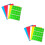 20Pièces Marqueurs Identification Câbles Multicolores Auto-Adhésifs 5