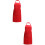 2Pièces Tablier Cuisine Coiffure Rouge Confortable 6