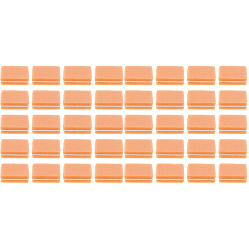100Pièces À Ongles Mousse Orange Mini Pour Portable 1