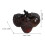 2Pièces Mini Litchi Résine Café Accessoire Décor Tea Pet 2