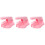 3Pièces Kit Moule Pâte Rose Multifonction Pour Raviolis Biscuits 4