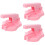 3Pièces Kit Moule Pâte Rose Multifonction Pour Raviolis Biscuits 6