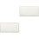 2Pièces Blancs Pour Pare- 3