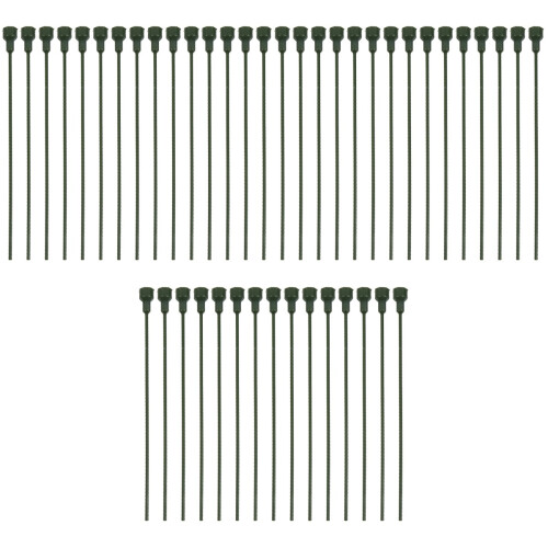 45Pièces Tiges DIY En PVC Vert Pour Supports Décorations 1