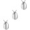 3Pièces Goutte D'eau Urne Argent Inoxydable Élégant Durable 4