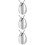 3Pièces Goutte D'eau Urne Argent Inoxydable Élégant Durable 7
