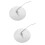 2Pièces Couvre Foyer Métal Argent Protection 6