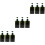9Pièces Flacons Lotion Voyage Vert Usage Durable 5