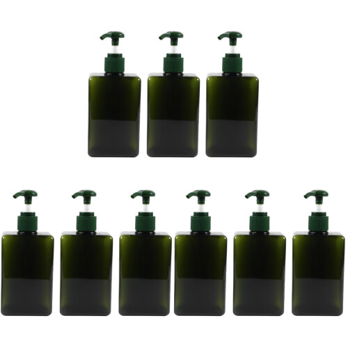 9Pièces Flacons Lotion Voyage Vert Usage Durable 1