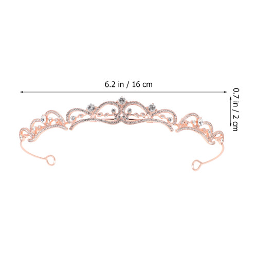 Crown Wedding Tiaras Elegant Bruid Hoofdband 1