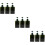 9Pièces Flacons Lotion Voyage Vert Usage Durable 9