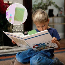 48 Pieces Guided Reading Highlight Strips Colored Overlays Bookmark Reading Tracking Rulers with for Dyslexia, ADHD