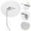 2Pièces Couvre Foyer Métal Argent Protection 10