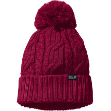 Jack Wolfskin Unisex Stormlock Windproof Knitted Fleece Lined Beanie Bobble Hat