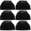 6Pièces Réseau Perruque Noir Stretch Confortable Et Durable 7