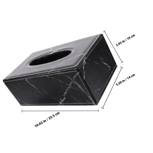 Creatieve Desktop Tissue Box Goud 10,0X5,5X3,9 Inch 1