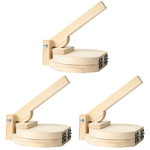 3St Deegpers Handvat Dumpling Maker Lichtgeel 1