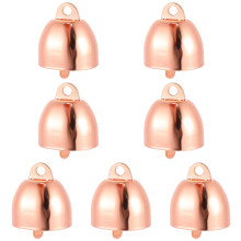 7Pièces Cloches Suspendues En Fer Rose Pour Animaux