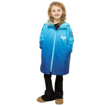 (5-9 Years, Blauer Farbverlauf) Hype - HYPE - Jungen Wechselmantel Blau Fade Warm Badeponcho Outdoor Jacke