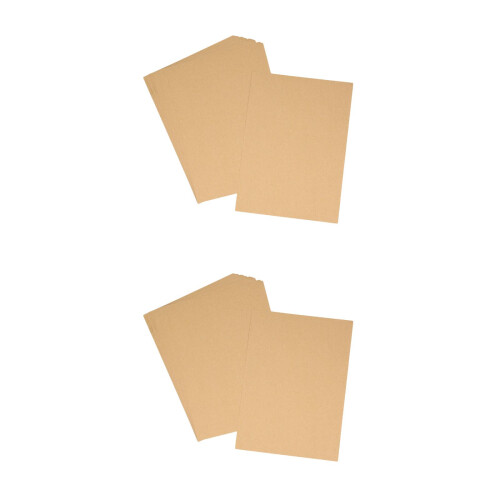 200Feuilles Papier Kraft A3 Marron Lisse Pour Projets DIY 1