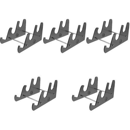 5Pièces Support Clavier Noir 3 Niveaux Rangement Affichage 1