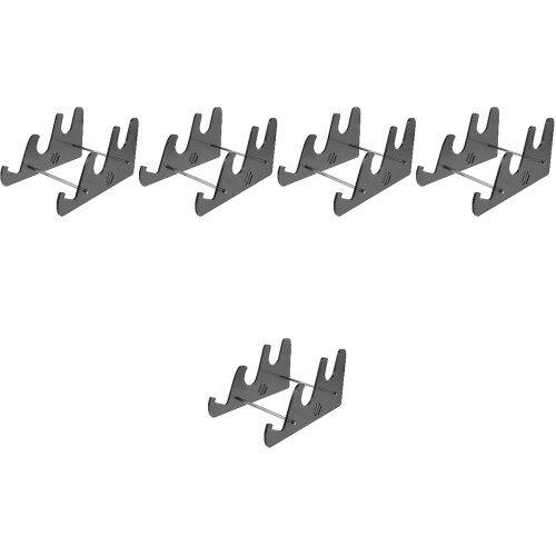 5Pièces Support Clavier Noir 3 Niveaux Rangement Affichage 2