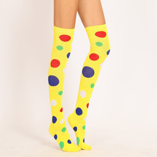 2 Paar Polka Dot Over The Knee Cosplay 2