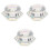 3Pièces Mini Gobelets Cristal Pour Ongles Usage Professionnel 3