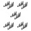 5Pièces Support Clavier Noir 3 Niveaux Rangement Affichage 7