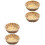 4St Khaki Bamboe Mand Geweven Voor Fruit En Snacks Thuis 1