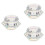 3Pièces Mini Gobelets Cristal Pour Ongles Usage Professionnel 6