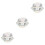 3Pièces Mini Gobelets Cristal Pour Ongles Usage Professionnel 5