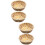 4St Khaki Bamboe Mand Geweven Voor Fruit En Snacks Thuis 6