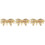 3Pièces Connecteurs Dorés Pour Bracelet Collier Accessoires DIY 4