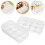2Pièces Range Œufs Transparent Et Étanche Pour Réfrigérateur 11