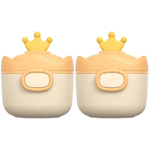 2Pièces Boîte De Rangement Poudre De Lait Pour Bébé À 1
