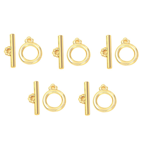 10Ensembles Fermoirs Couronne Dorés Connecteurs Parfaits Pour DIY 1
