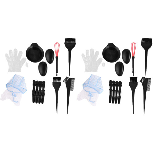 30Pièces Ensemble Outils Coloration Usage Pro Et Assortis 1