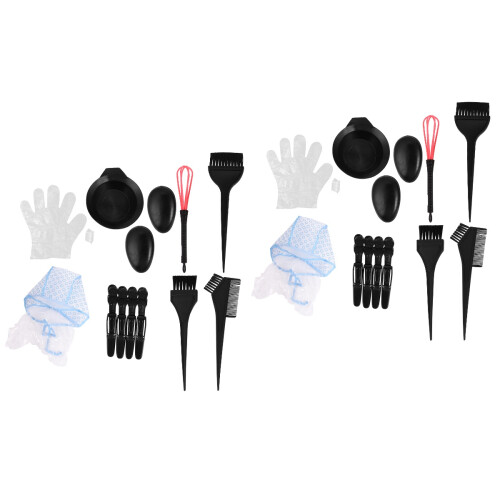 30Pièces Ensemble Outils Coloration Usage Pro Et Assortis 2