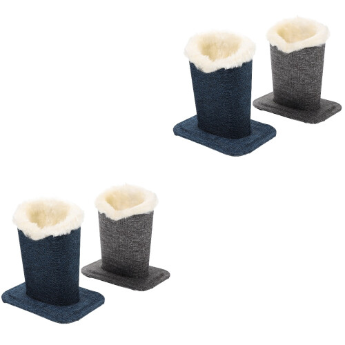 4Pièces Support Lunettes De Vue Peluche Confortable Élégant 1