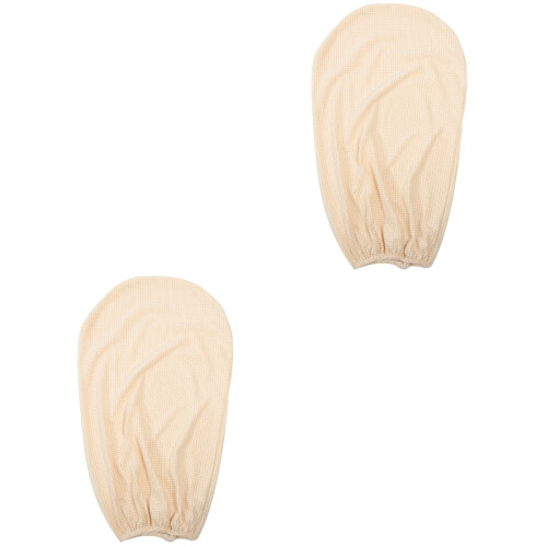 2Pièces Couvre Ventilateur Beige Polyester Usage Maison 1