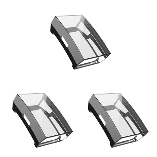 3Pièces Coque De Montre Noire Tpu Compatible 3/4 Durable 2