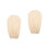 2Pièces Couvre Ventilateur Beige Polyester Usage Maison 3