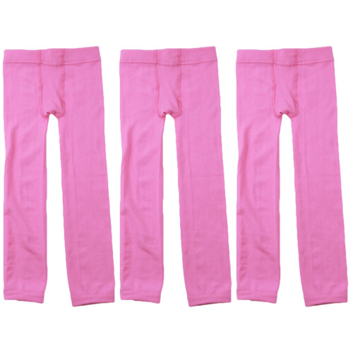 3Pièces Collants Roses Pour , Doublure Chaude, Texture Délicate 2